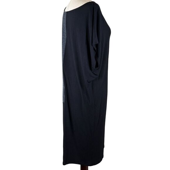 Carol Young Undesigned Colorblock Asymmetrical Hem Dress Size L - Picture 2 of 6